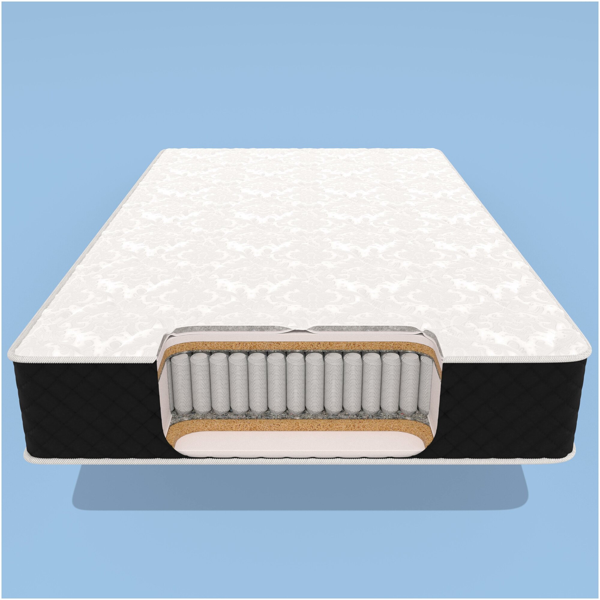 Двухсторонний матрас XMATRAS Medium Plus MULTI Polyform 2 размер 80х200, высотой 24 см, жесткость выше средней