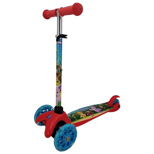 фото 299200 самокат 3кол лунтик упр. наклоном, колеса techteam