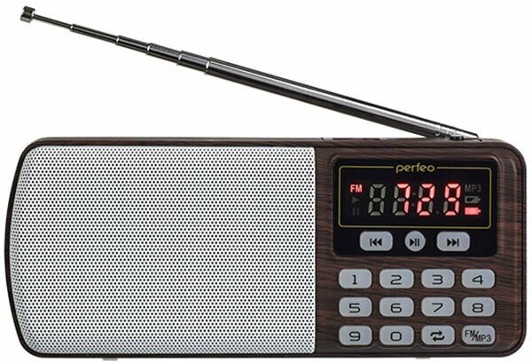 Радиоприемник Perfeo Егерь FM+ i120 Brown