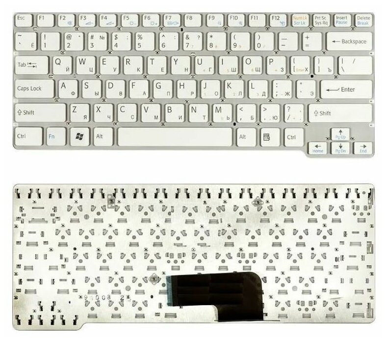 Клавиатура для ноутбуков Sony VPC-CW Series RU, White