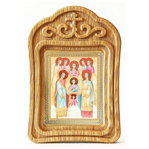 Собор Архангела Михаила, икона в резной деревянной рамке