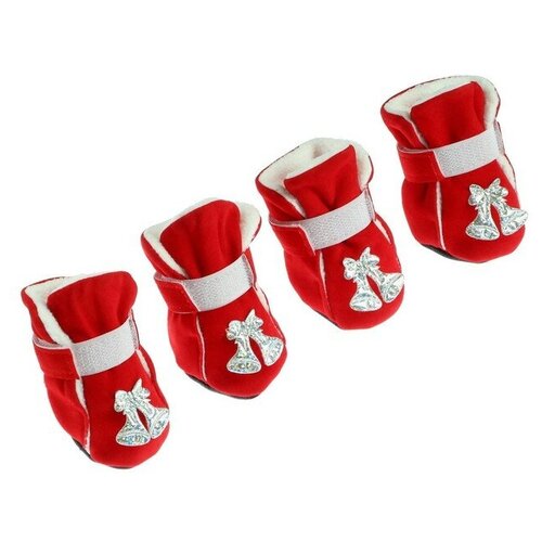 Ботинки Бубенцы набор 4 шт размер XL красные 1935₽