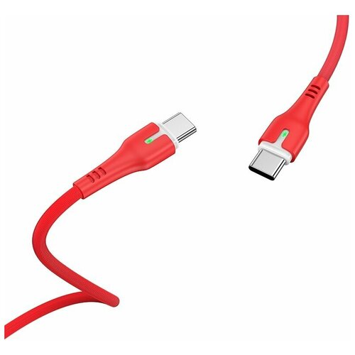 Кабель HOCO X45 TYPE-C to TYPE-C 3A/18W 1метр RED кабель hoco x40 noah charging data cable usb type c 3a 1 метр белый