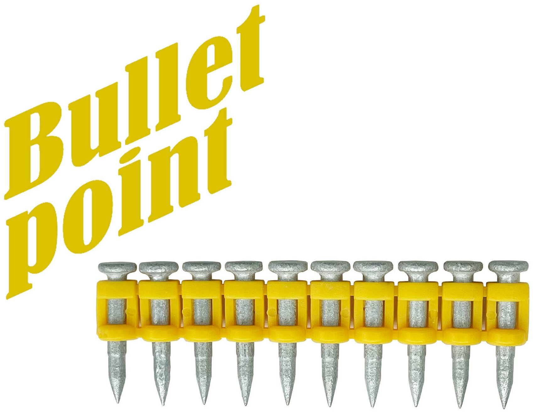 Гвозди по бетону MG bullet point 305х22мм (1000шт) TOUA*