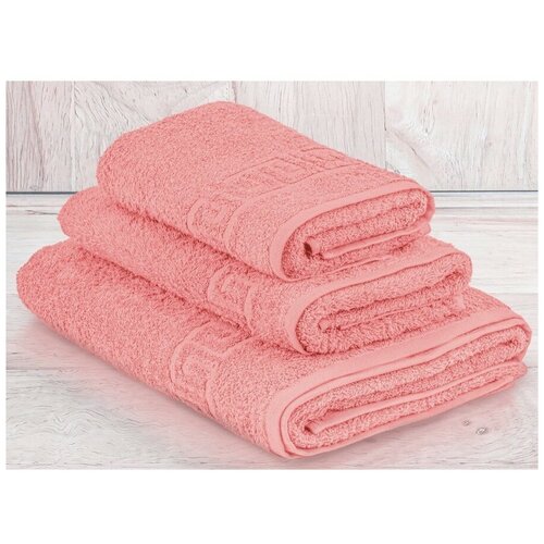 фото Набор махровых полотенец yasmin 3шт(40*70,50*90,70*140) туркмения