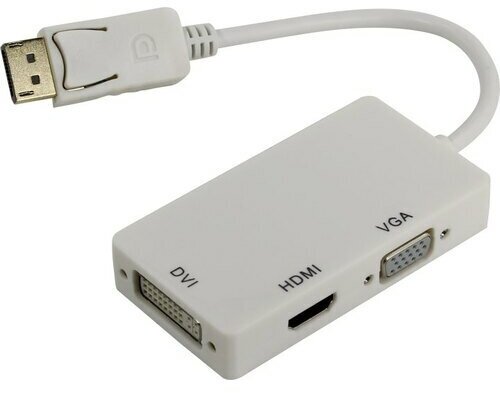 Переходник DisplayPort -> HDMI/DVI/VGA Orient C309W