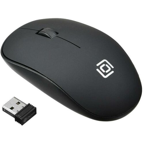 Мышь оптическая беспроводная Oklick 515MW USB черная 43300₽