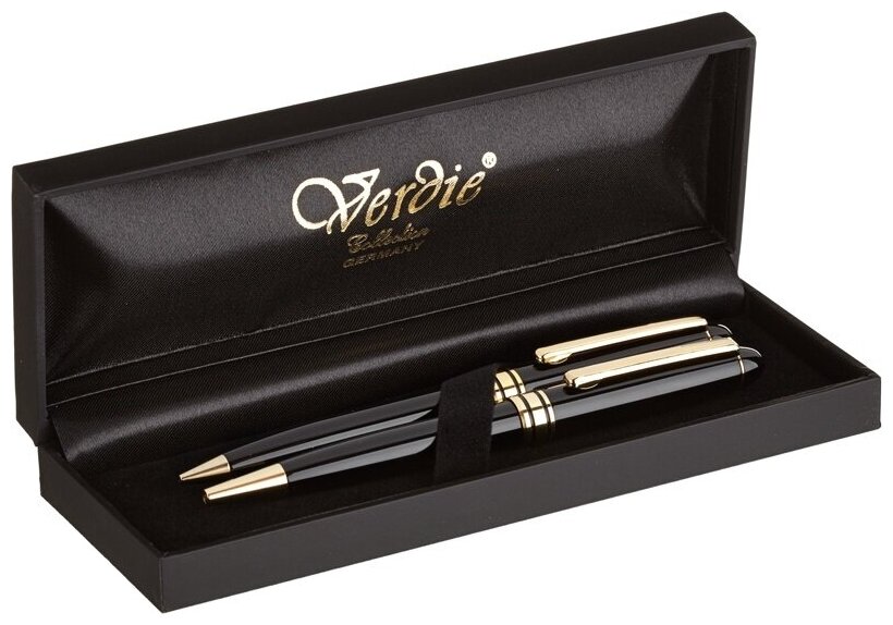 Подарочный набор для письма Verdie ручка, карандаш, в футляре