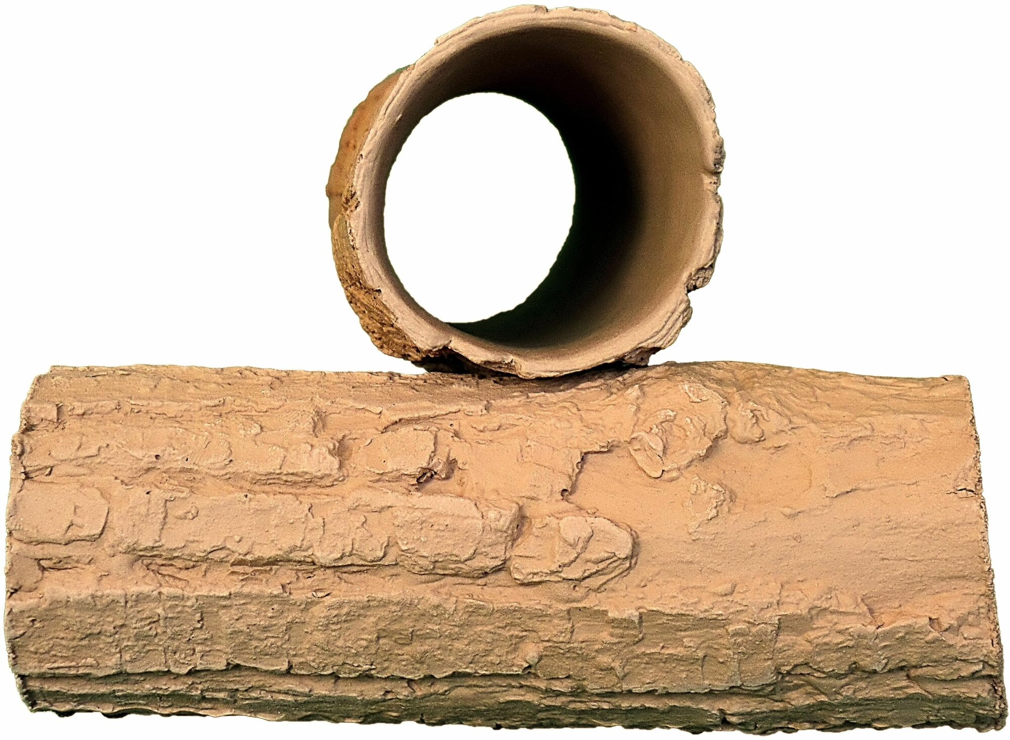 Трубка керамическая прямая, сквозная №4. Коряга 13х5см - фотография № 12