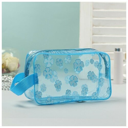 фото Косметичка голубой нет бренда