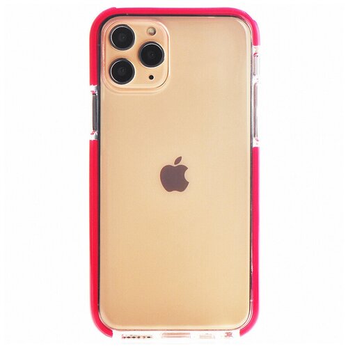 Чехол накладка iPhone 11 Pro 5.8 Gurdini силикон противоударный красный