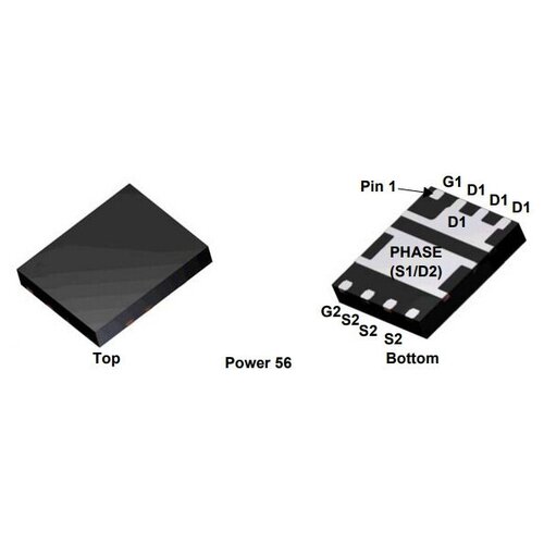 Микросхема FDMS3602S N-Channel MOSFET 25V 15A