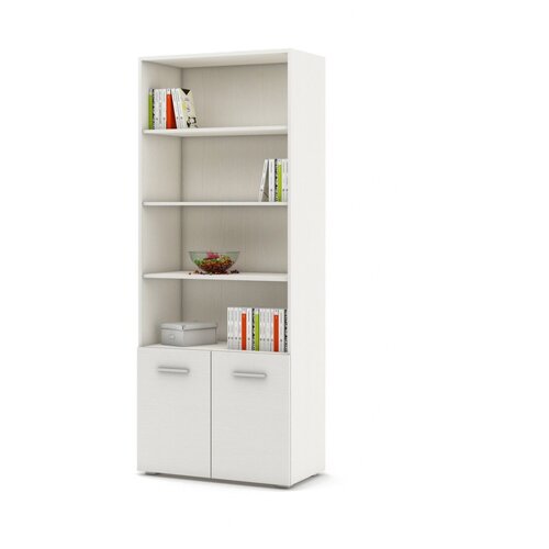 Стеллаж МФ Владимир Марс-3 Белое дерево