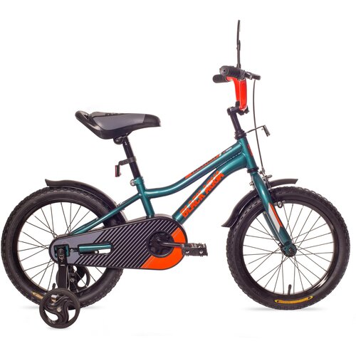 Велосипед Детский BlackAqua Rainer (2020-2021), зелёный-оранжевый, колеса 18