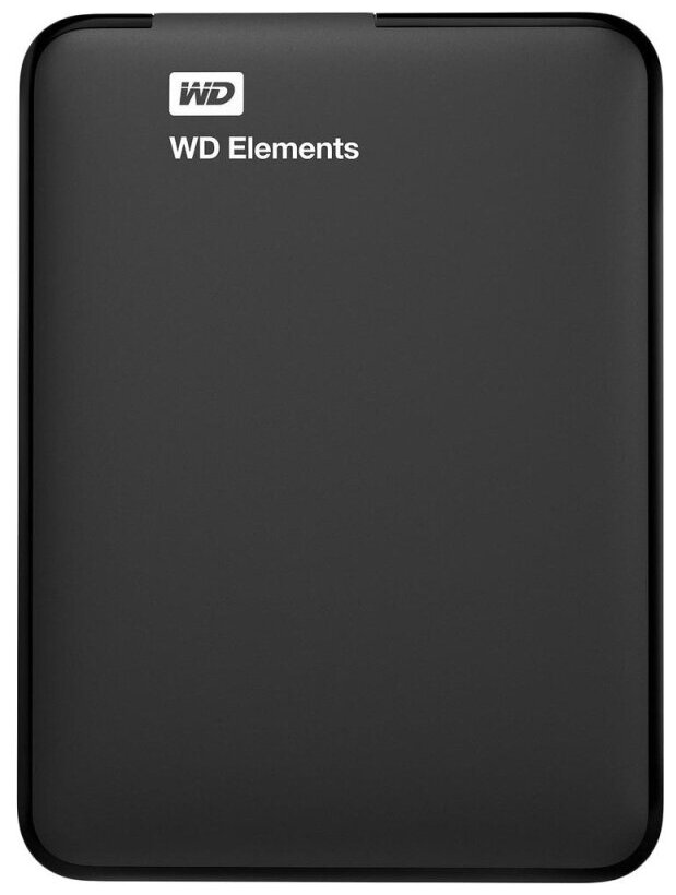 Внешний жесткий диск WD Elements Portable , 4Тб, черный - фото №1