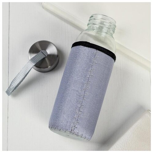 фото Бутылка для воды командор в чехле, "зож", 350 мл komandor