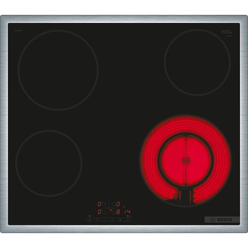 BOSCH Встраиваемая электрическая панель BOSCH варочная 60 cm рама из нержавеющей стали 3816000₽