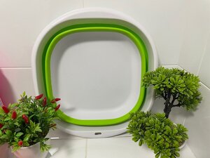 <b>Таз</b> <b>складной</b>, хозяйственный 10л <span>регулируемый по высоте и очень вместительный. размер: в разложенном виде 380х350х150 мм, сбора урожая и многого другого! материал: термопластичная резина (ТПР) - силикон, авс пластик. цвет: серый.</span>