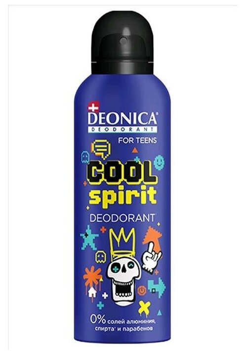 Deonica Дезодорант Deonica for TEENs Cool Spirit, спрей , 125 мл