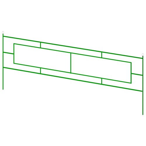 Заборчик-ограждение металлический