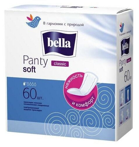 Ежедневные прокладки Bella Panty Soft Classic, 60 шт 3746256
