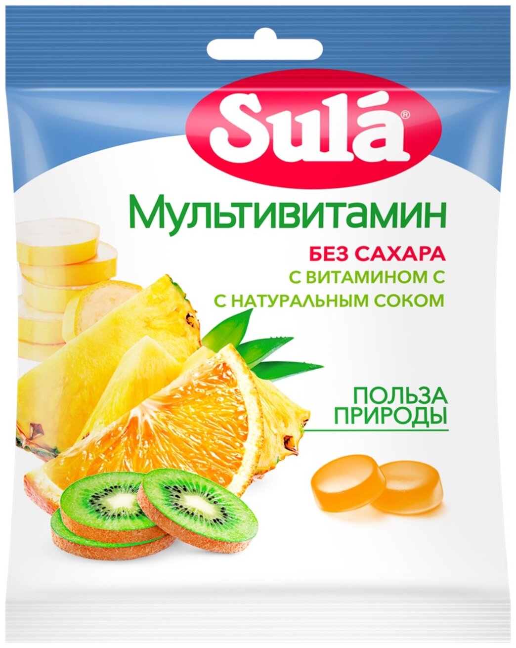 Леденцы Sula Мультивитамин, 60 г - фотография № 3