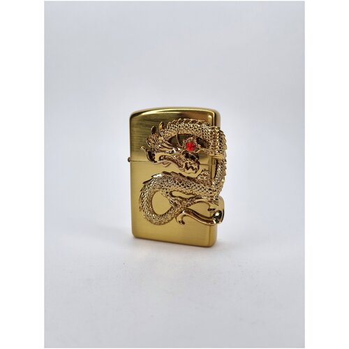 Зажигалка Дизайнерская золотая