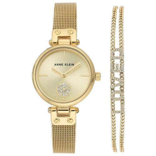 фото Наручные часы anne klein anne klein 3552gbst, золотой