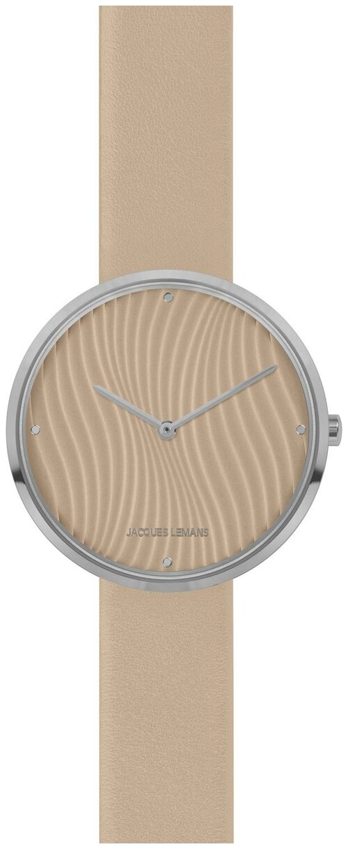 Наручные часы JACQUES LEMANS Design collection, бежевый, белый