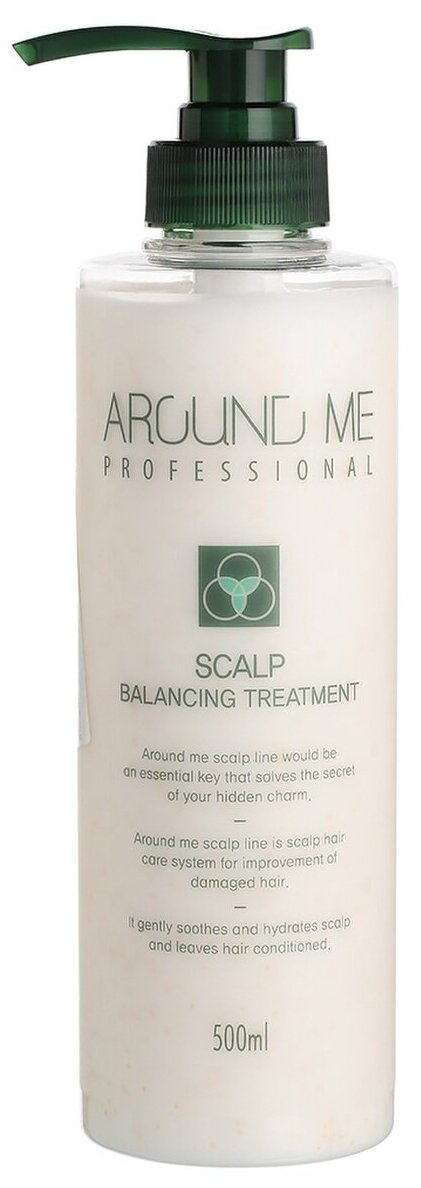 Балансирующий кондиционер для волос и кожи головы Welcos Around Me Scalp Balancing Treatment 500мл.