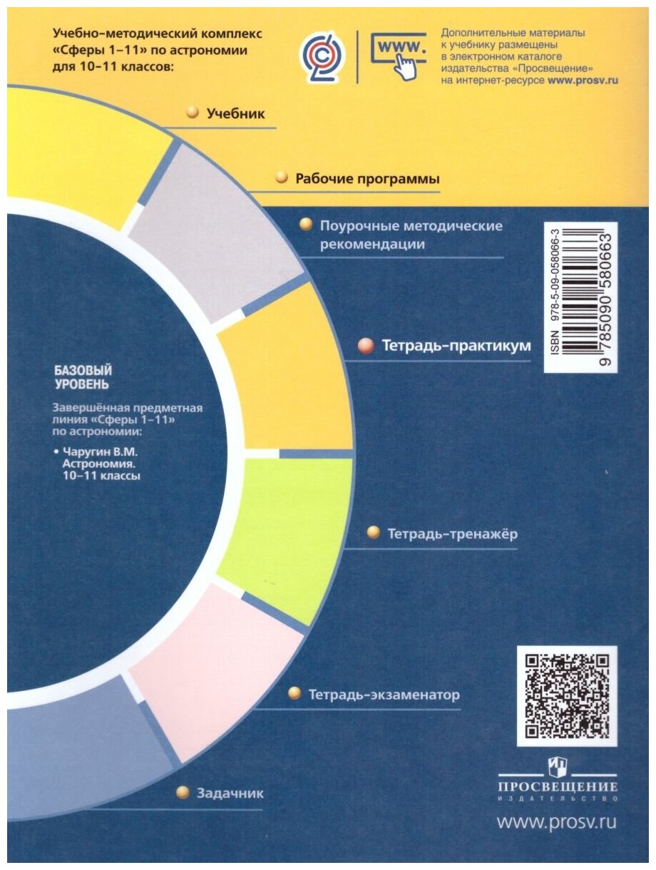 Астрономия. 10-11 классы. Тетрадь-практикум. Базовый уровень - фото №4