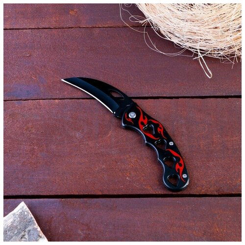 фото Нож-керамбит "пламя", лезвие 7,5 см нет бренда