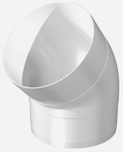 Изображение товара Колено Era 12,5ККП 45° круглое пластик 45°, D125