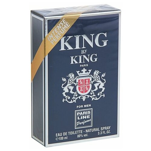 Туалетная вода мужская King by King Intense Perfume, 100 мл туалетная вода мужская king gold intense perfume 100 мл