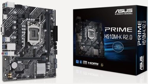 Изображение товара Материнская плата Asus PRIME H510M-K R2.0 (LGA1200, mATX)