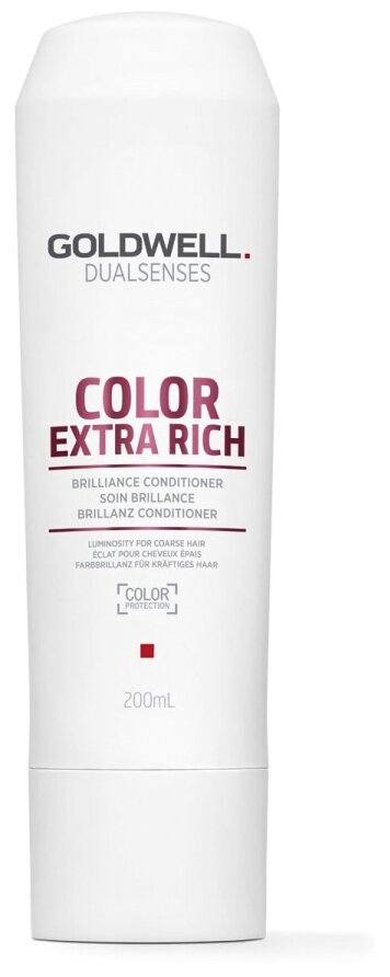 Goldwell кондиционер Dualsenses Color extra rich brilliance для окрашенных толстых и жестких волос, 200 мл