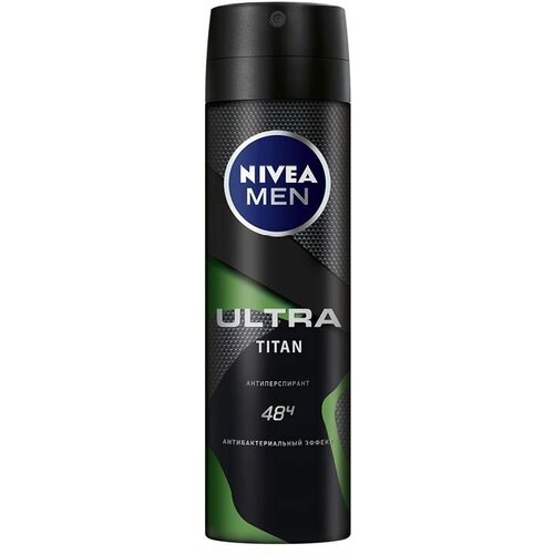 Антиперспирант Nivea Men Ultra Titan, 150 мл- в заказе 1 шт! антиперспирант спрей антибактериальный эффект ultra titan men nivea нивея 150мл 85371