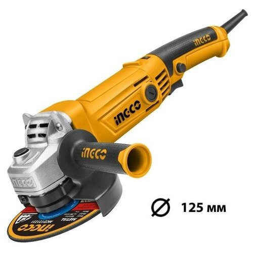 УШМ INGCO d125мм 1010 Вт 12000 обмин рег оборотов AG10108-5 493900₽