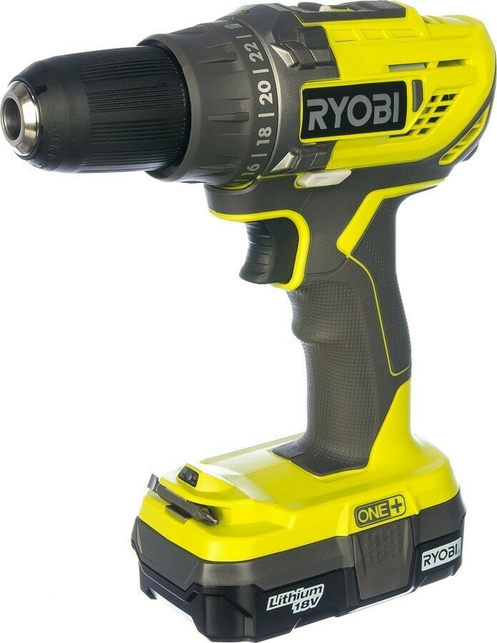 R18DD3-252S Дрель-шуруповерт Ryobi R18DD3-252S ONE+ - фотография № 8