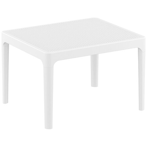 Уличный журнальный столик Siesta Contract Sky Side Table, белый