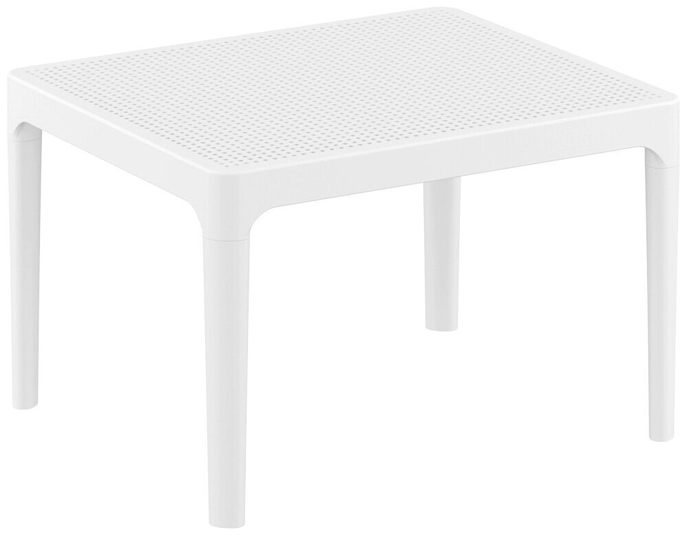 Уличный журнальный столик Siesta Contract Sky Side Table, белый