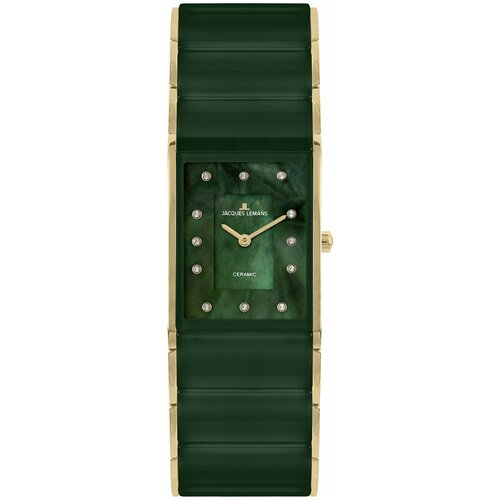 фото Наручные часы jacques lemans наручные часы jacques lemans 1-1940m, желтый, зеленый