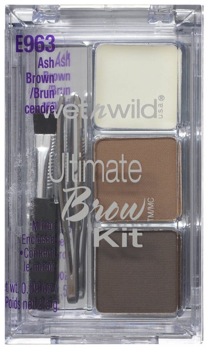 Wet-N-Wild Набор для бровей Ultimate Brow Kit, E963 ash brown (Wet-N-Wild, ) - фото №1