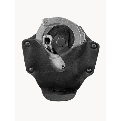 Чехол для наручников открытого типа, универсальная, черная