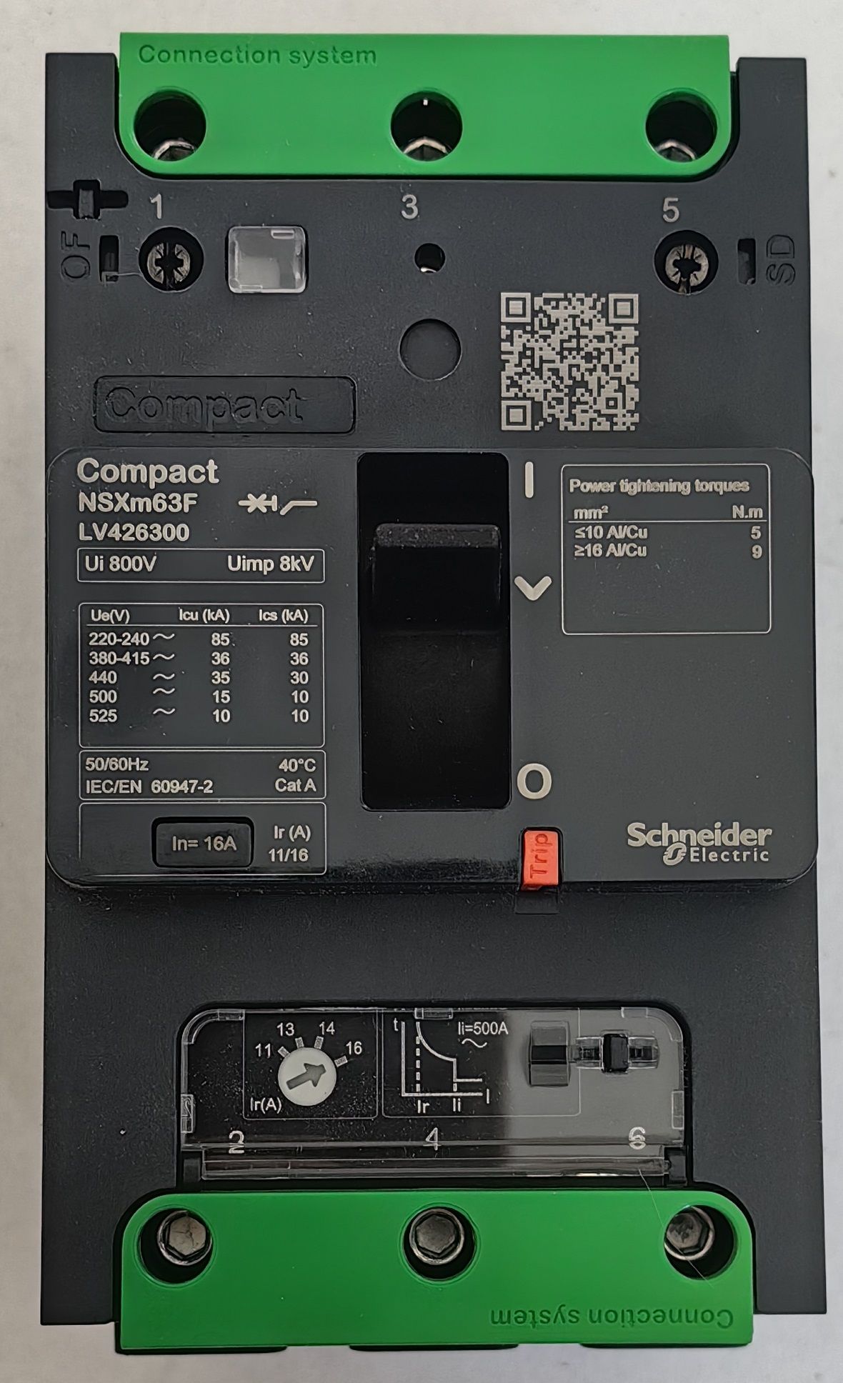 Автоматический выключатель Schneider Electric Elink 16А NSXm 36kA TM16D арт. LV426300