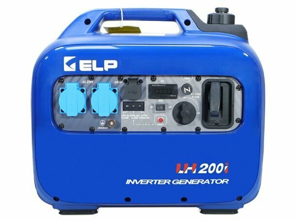 Бензогенератор ELP LH200i синий - фотография № 2