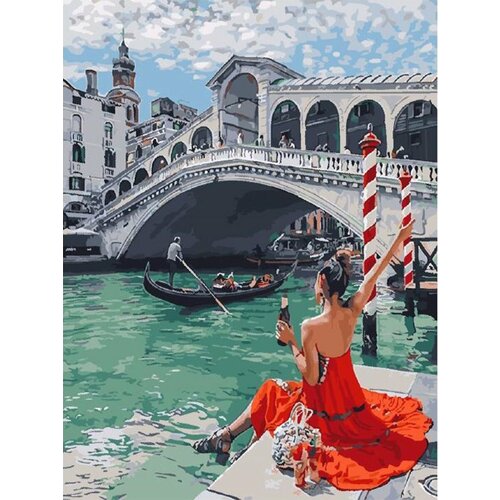 Картина по номерам Отдых в Венеции 40х50 см Hobby Home картина по номерам собор в венеции 40х50 см