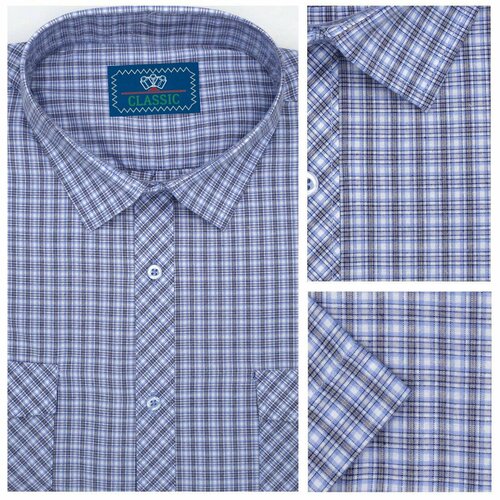 фото Рубашка palmary leading, размер 7xl, голубой