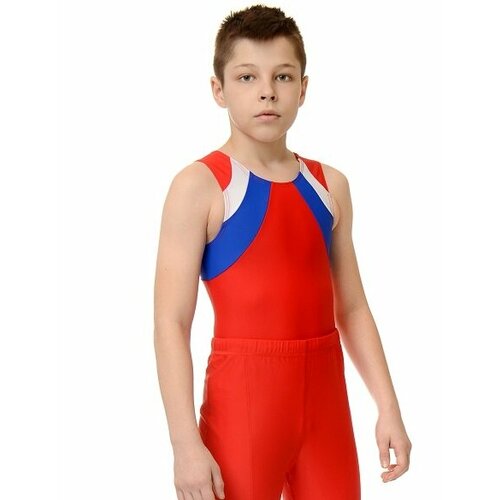 Комбинезон для гимнастики и танцев SKAT, размер 34, красный купальник skat размер 32 серый зеленый