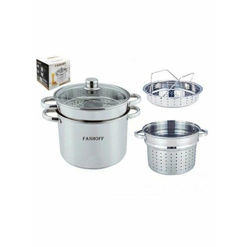 Кастрюля с пароваркой для спагетти 75 л 5439₽